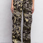 Tana Cargo Pants - Green Camo