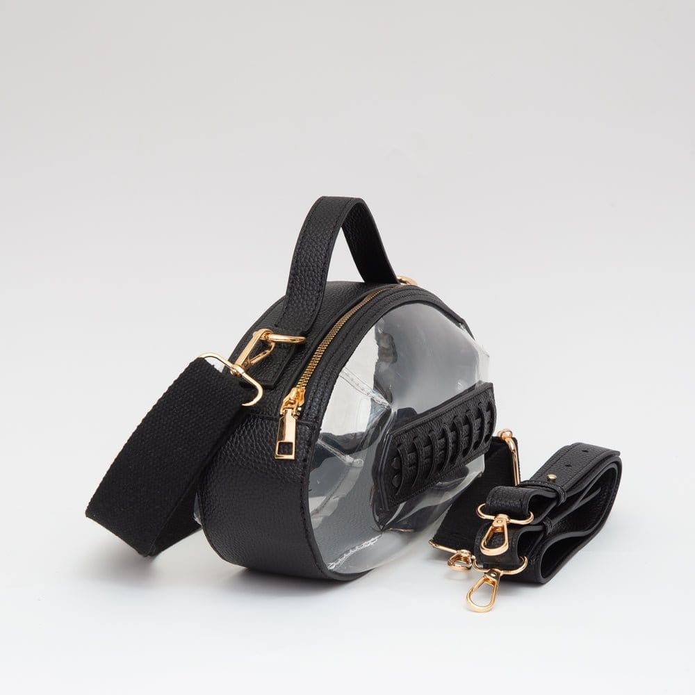 Fotball Clear Purse - Black