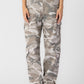 Grey camouflage cargo pants 