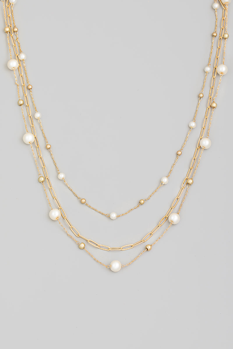 Pearly Beads Necklace