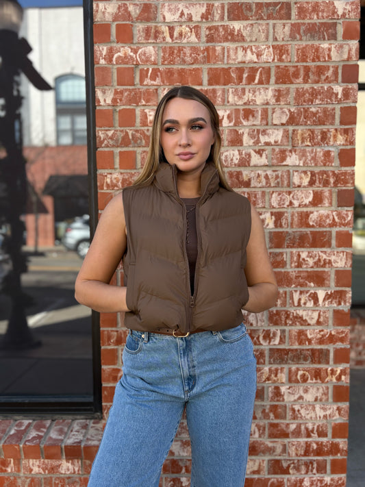 Carter Vest - Chocolate