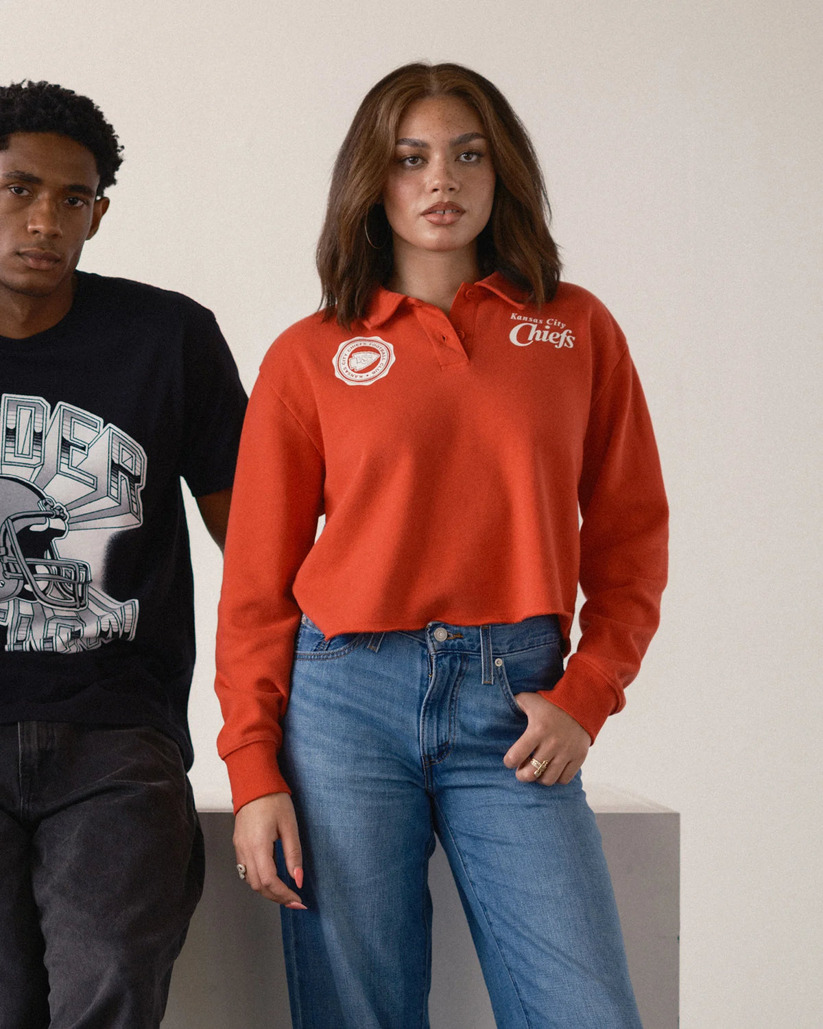 Kansas City Chiefs Polo Crop Fleece