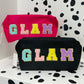 GLAM Chenille Cosmetic Bag