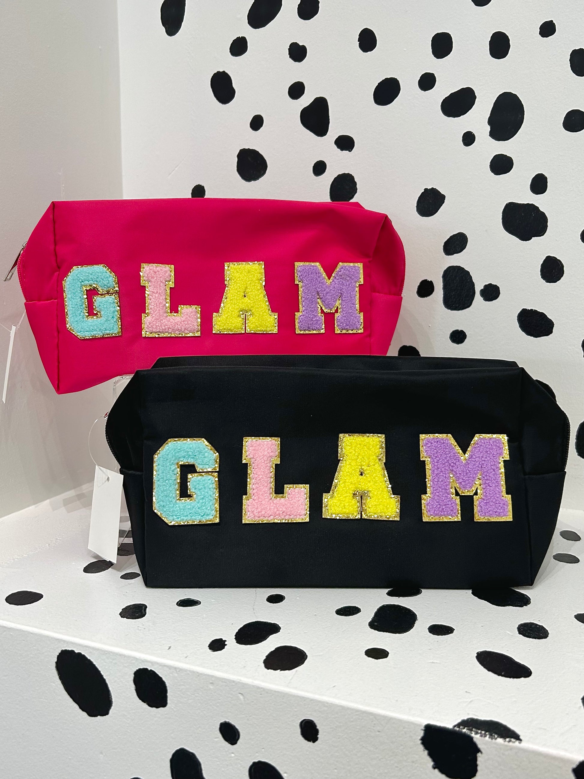 GLAM Chenille Cosmetic Bag