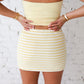 Happy Days Striped Skort - Butter