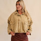 The Saint Coduroy Jacket beige