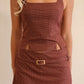 Felice Halter Top burgundy