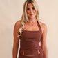 Felice Halter Top burgundy