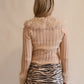 Elodie Fur Sweater cream