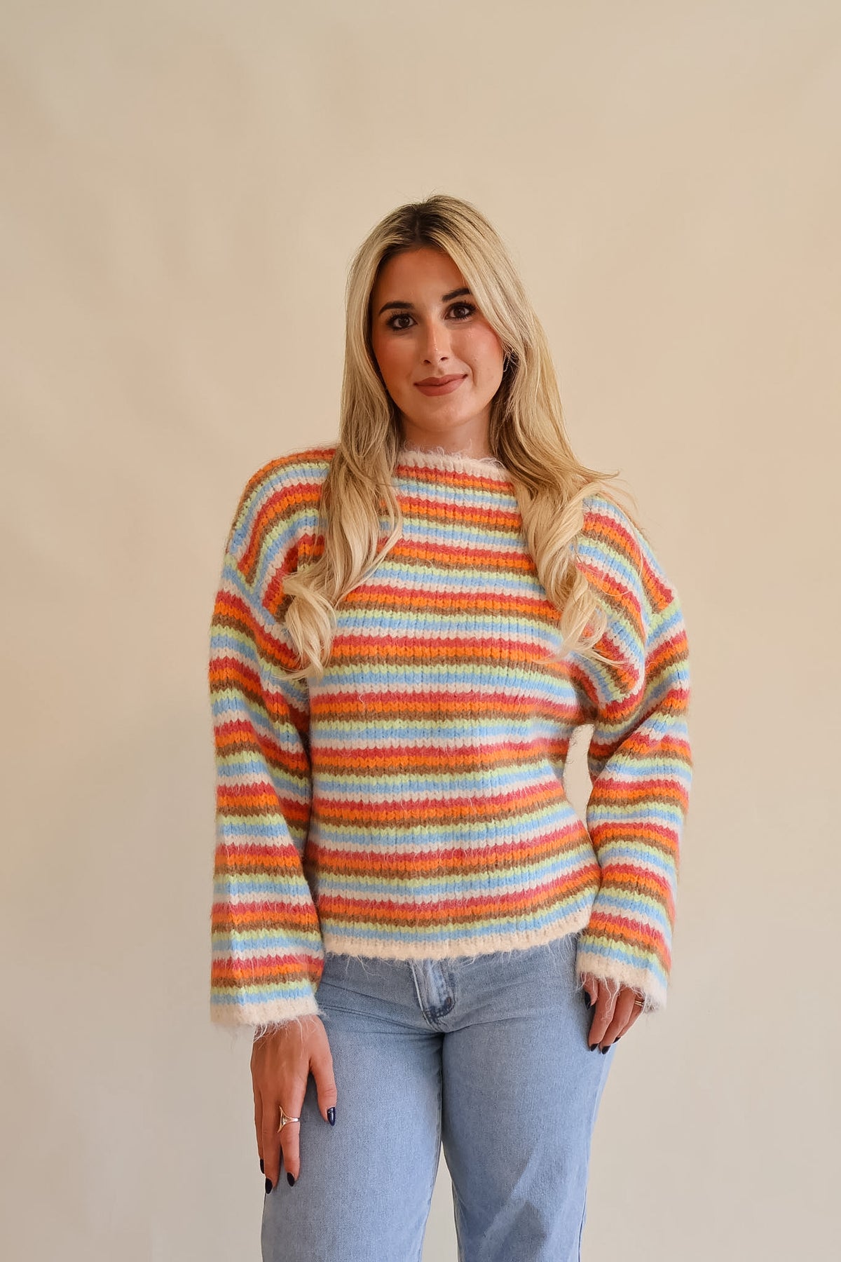 Rhodes Sweater ivory-multi