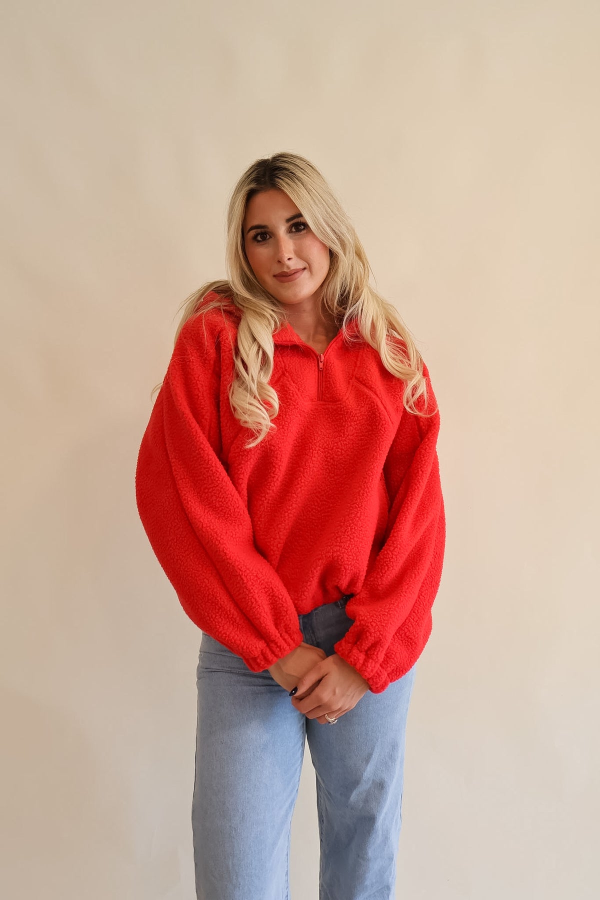 Callie Pullover red