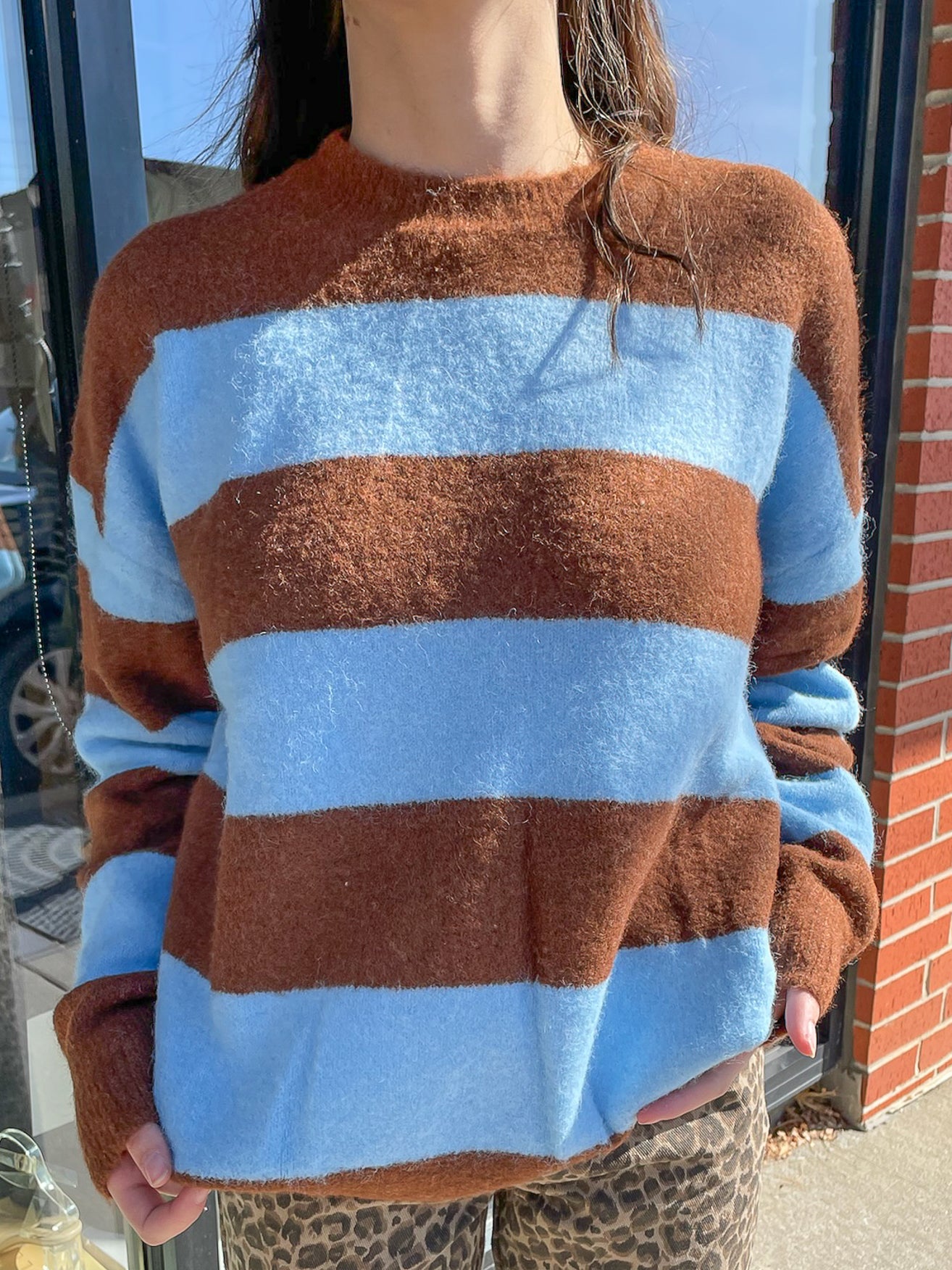 Bold Bands Sweater