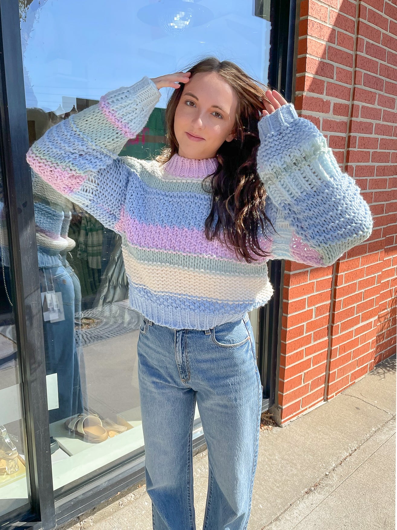 The Cozy Knit Sweter - Lilac