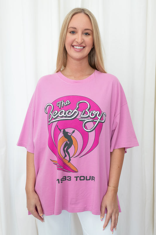 One sized The Beach Boys 1983 Tour oversized t-shirt