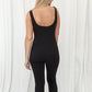 Fitted Black Jumpsuit
