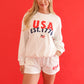 USA Embroidered Sweatshirt