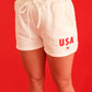 USA Embroidered Shorts