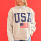 Reversible USA Mockneck