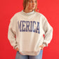 Reversible USA Mockneck