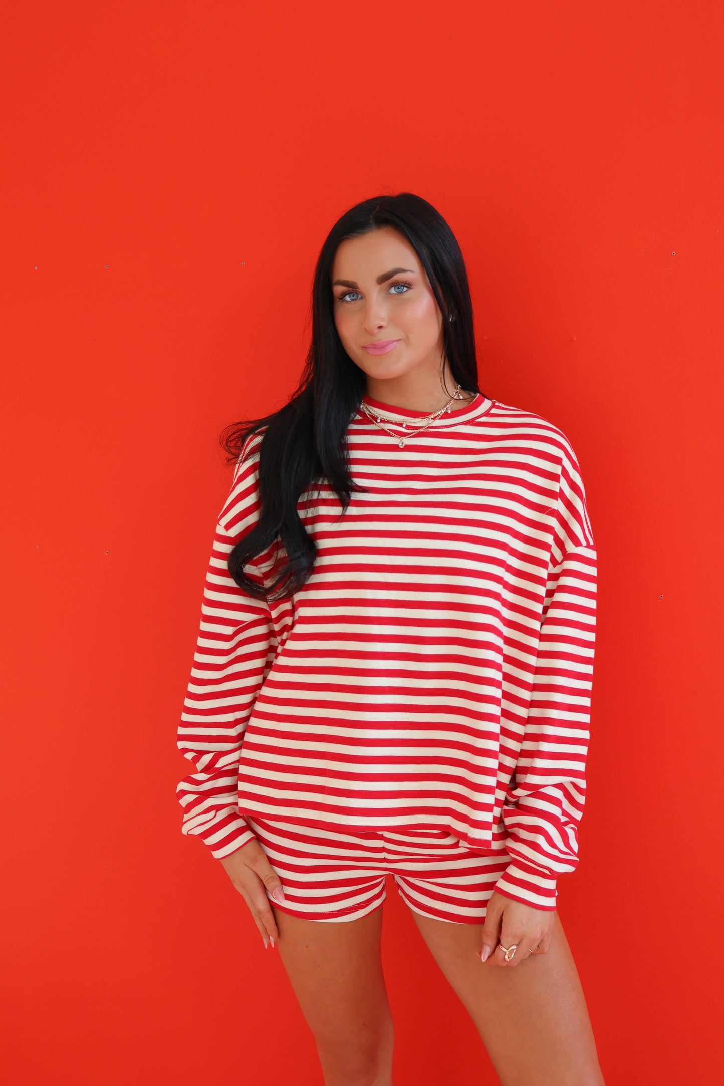 Love Line Striped Shorts