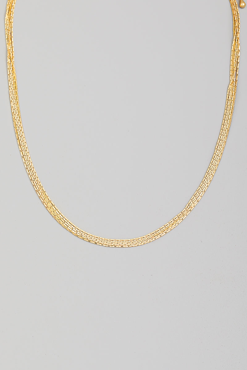 Layered Dainty Strands Necklace