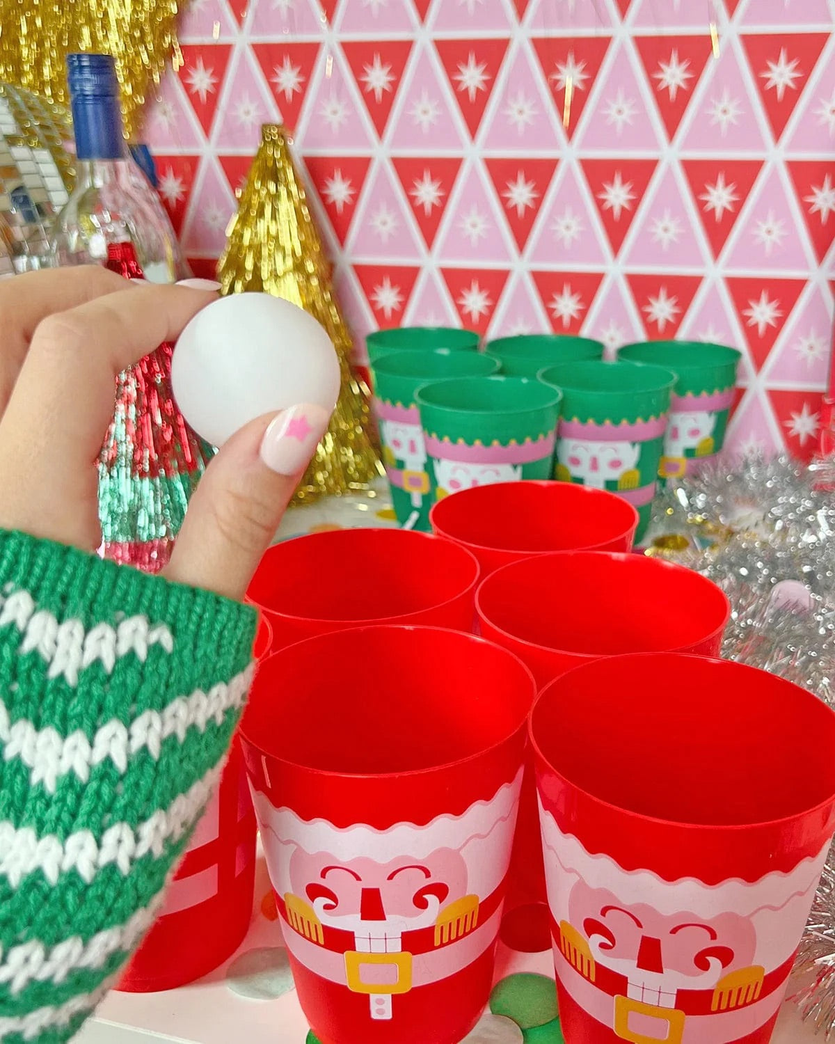 Nuts for the Holidays Pong Set