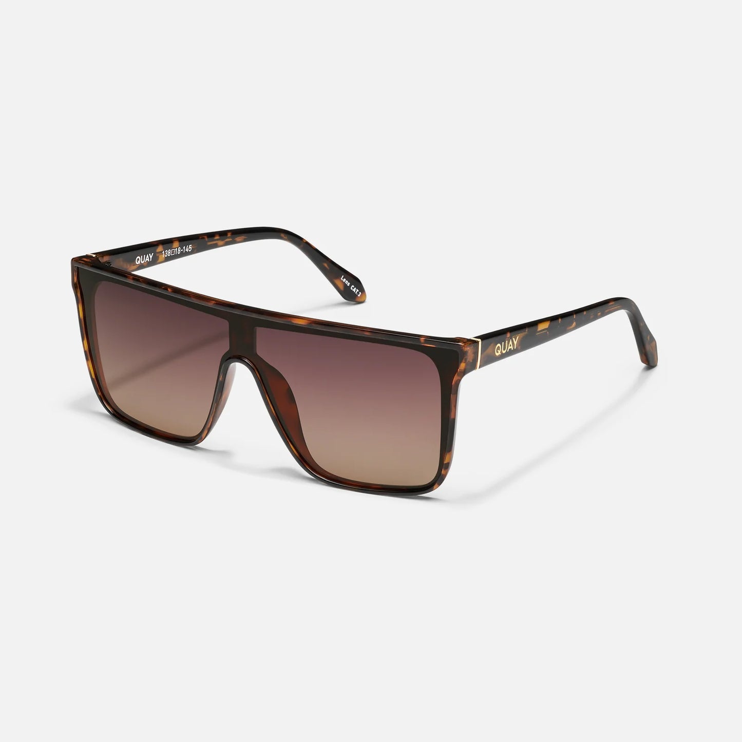 QUAY SUNGLASSES - Nightfall - TortFrame / Brown Polarized Lens