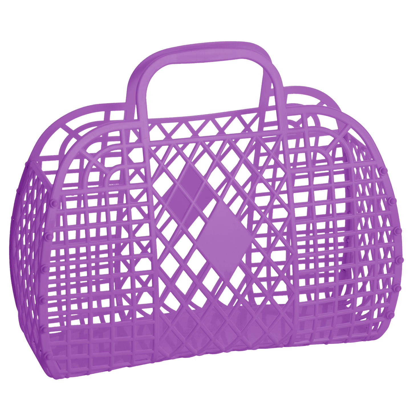 Purple Retro Jelly Basket