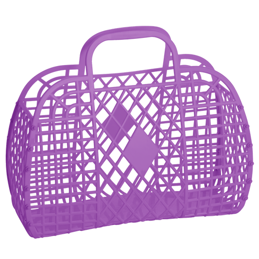 Purple Retro Jelly Basket