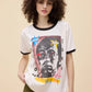 Elton John 1973 Pop Art Oversized Ringer Tee