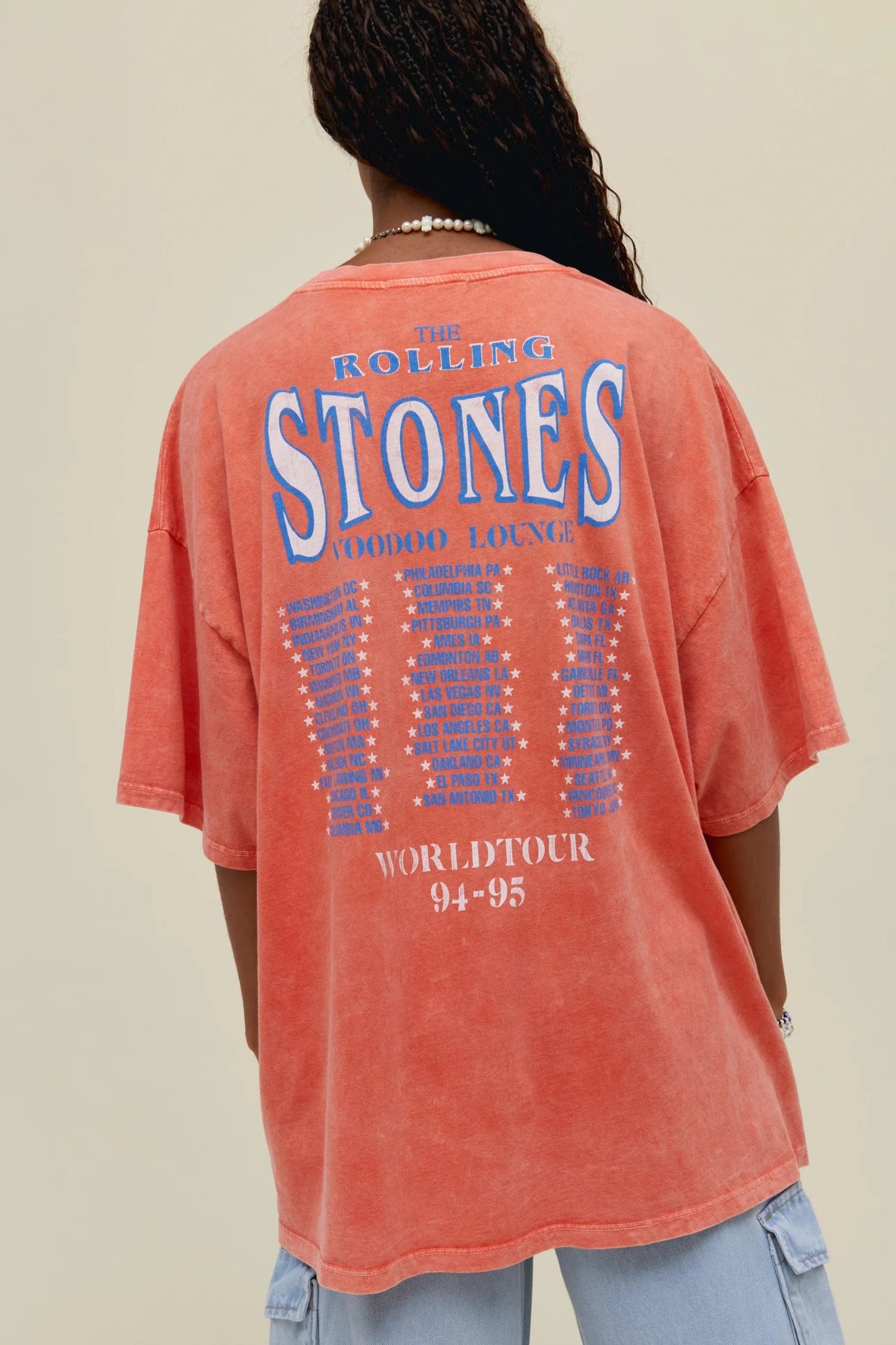 rolling stones voodoo lounge world tour tee