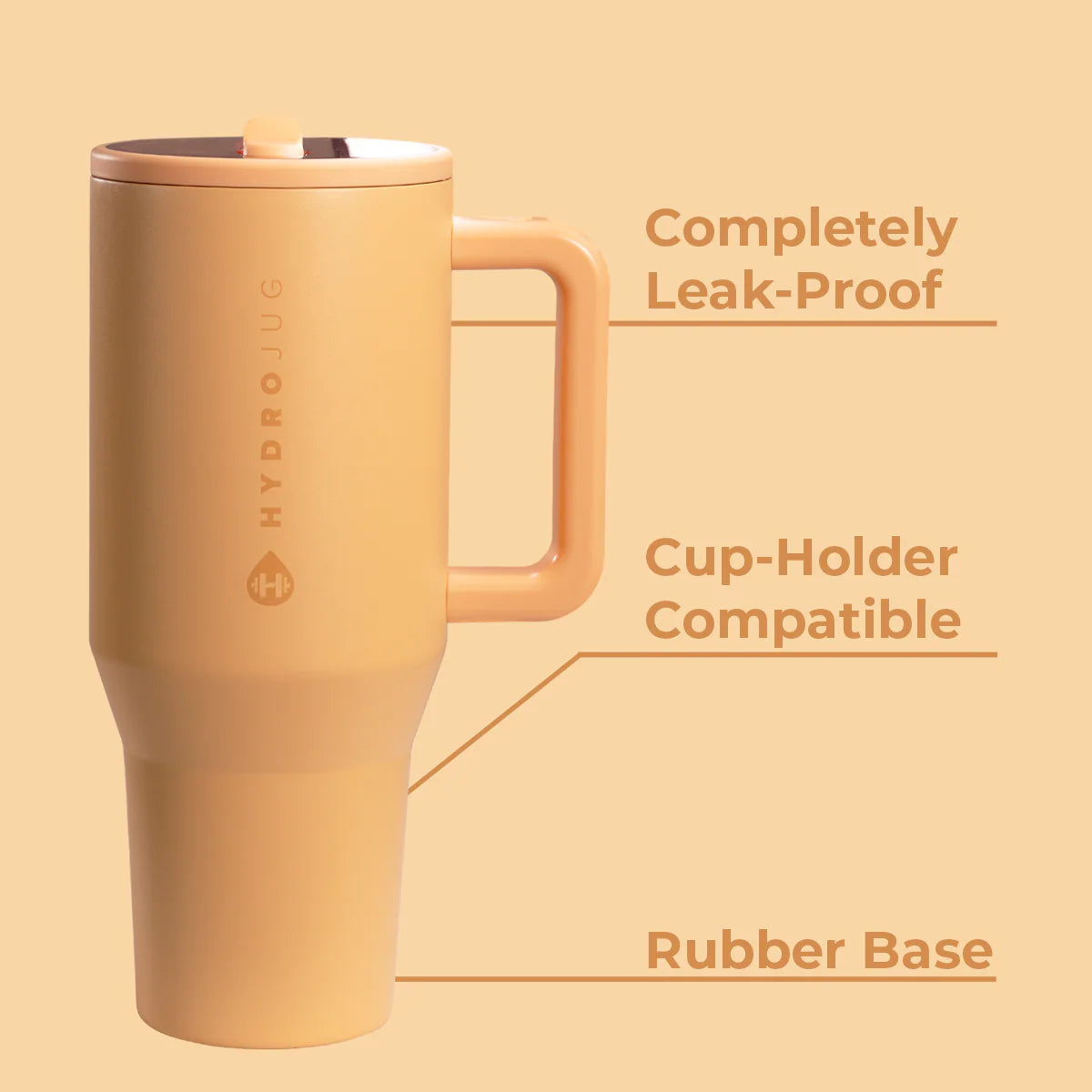 Marigold HydroJug 40oz Traveler Tumbler