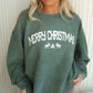 Merry Christmas Corded Crewneck