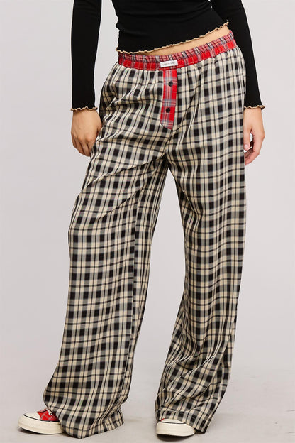 Plaid it up Pants