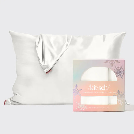 Holiday Standard Pillowcase 2pc -Ivory