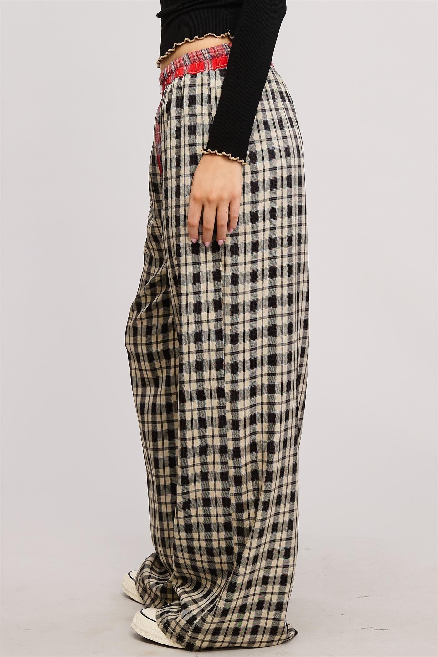 Plaid it up Pants