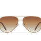 QUAY SUNGLASSES - High Key Twist - Gold Frame / Sepia Lens