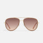 QUAY SUNGLASSES - All In Medium Doe Frame / Brown Lens
