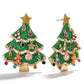 Oh Glitzmas Tree Earrings