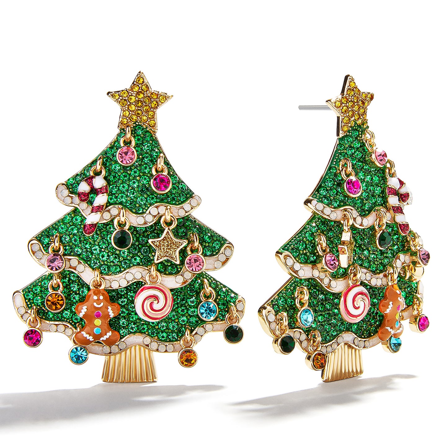 Oh Glitzmas Tree Earrings
