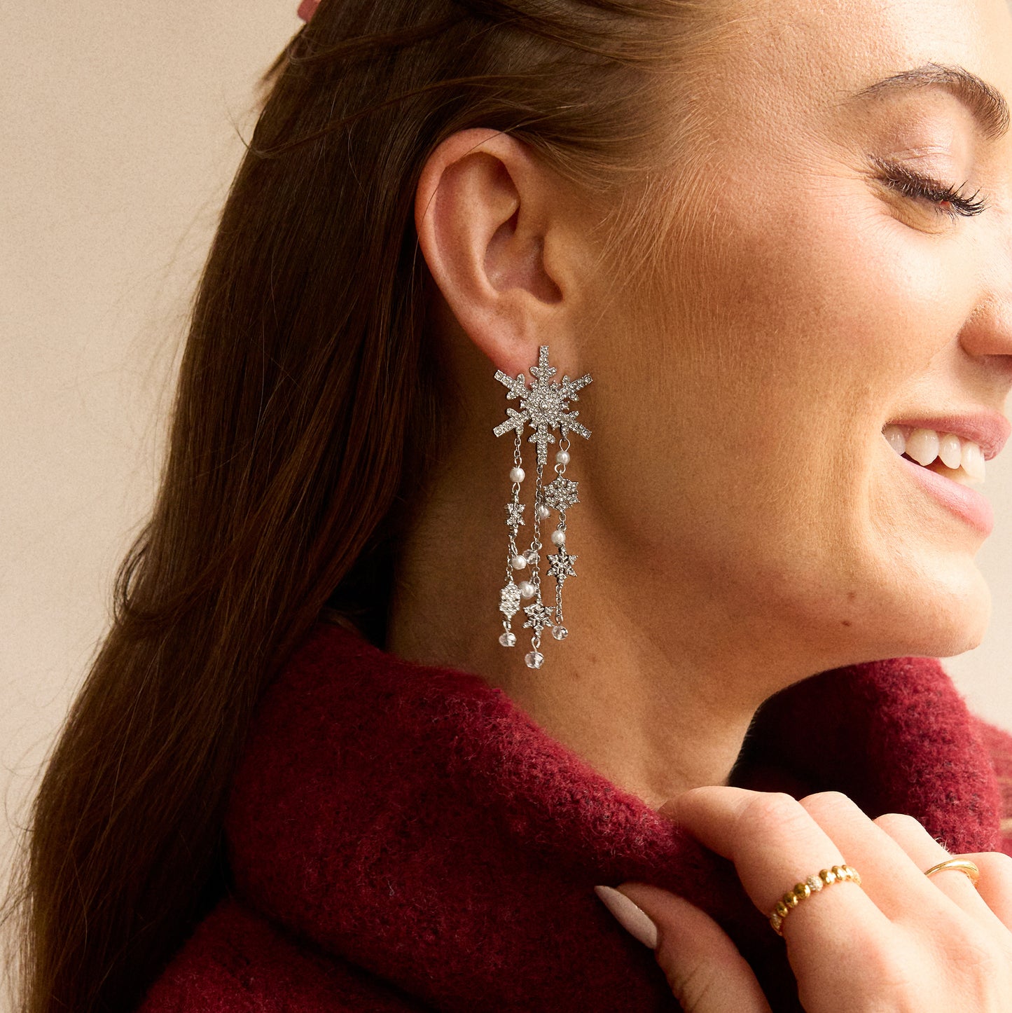 Sparkling Flurry Drop Earrings