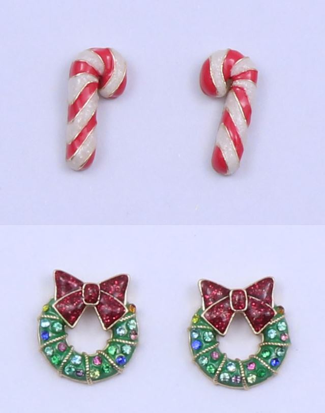 Mint And Mistletoe Earring Set