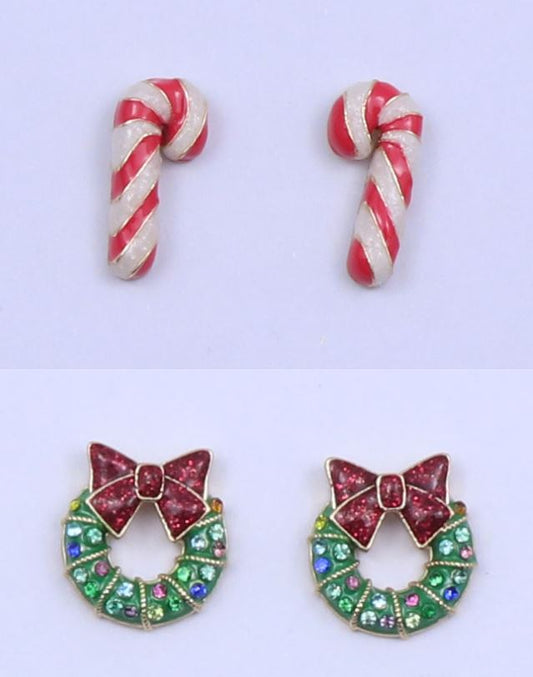 Mint And Mistletoe Earring Set