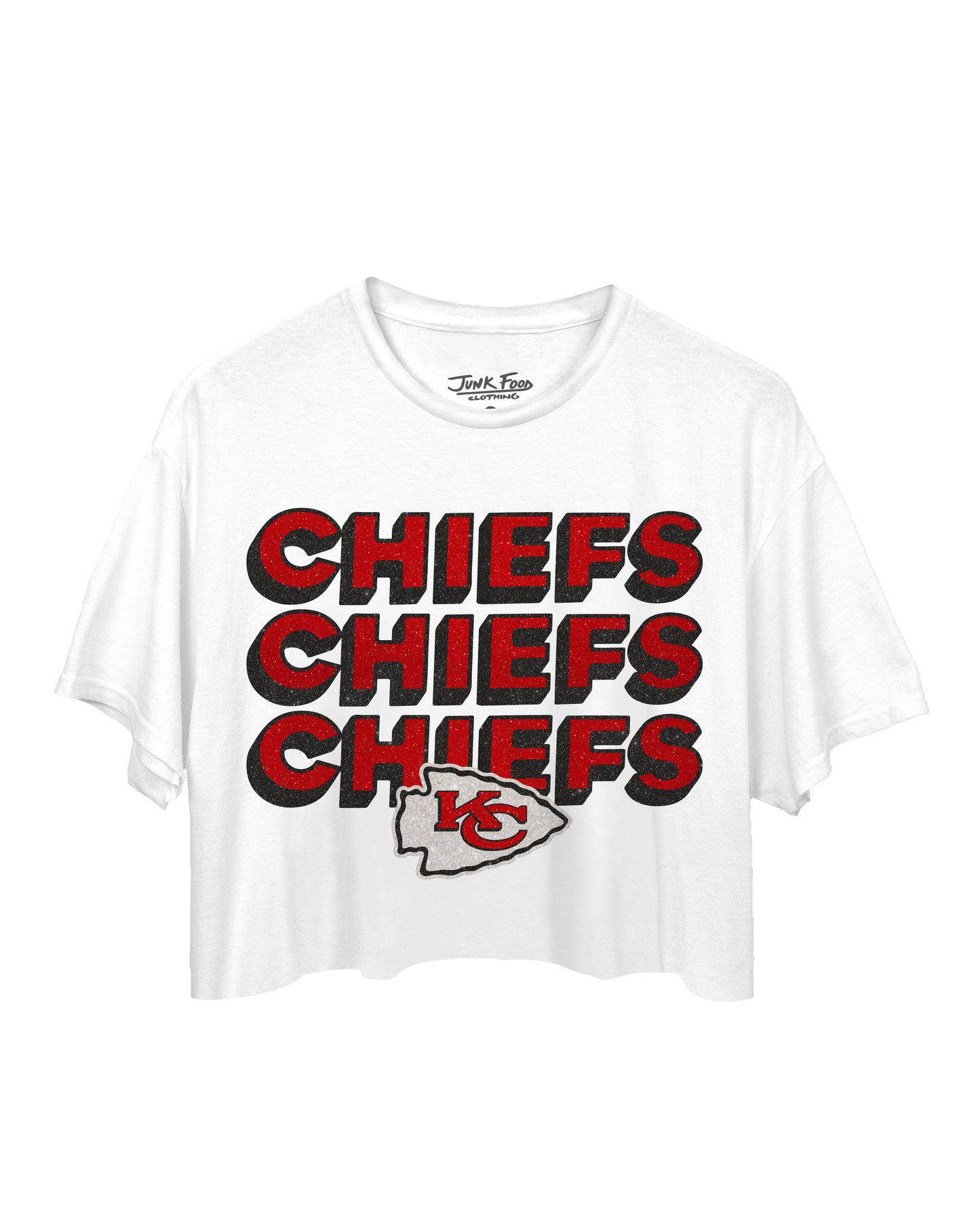 Chiefs Repeat Glitter Tee