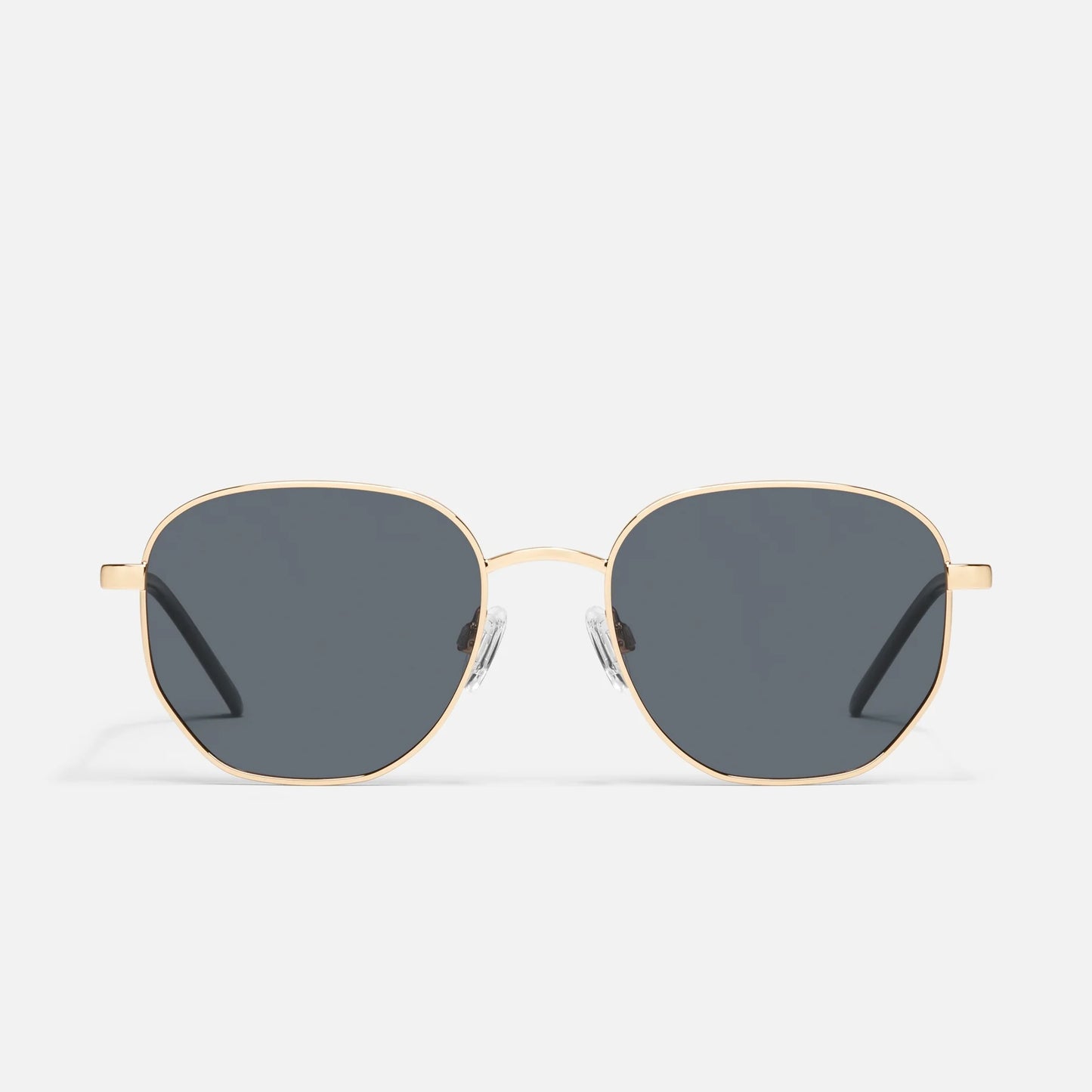 QUAY SUNGLASSES - Big Time - Gold/Smoke