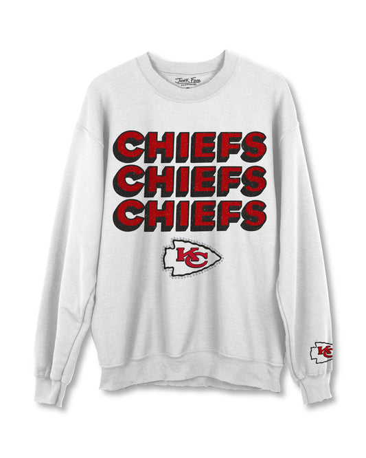 Chiefs Repeat Bling Crewneck
