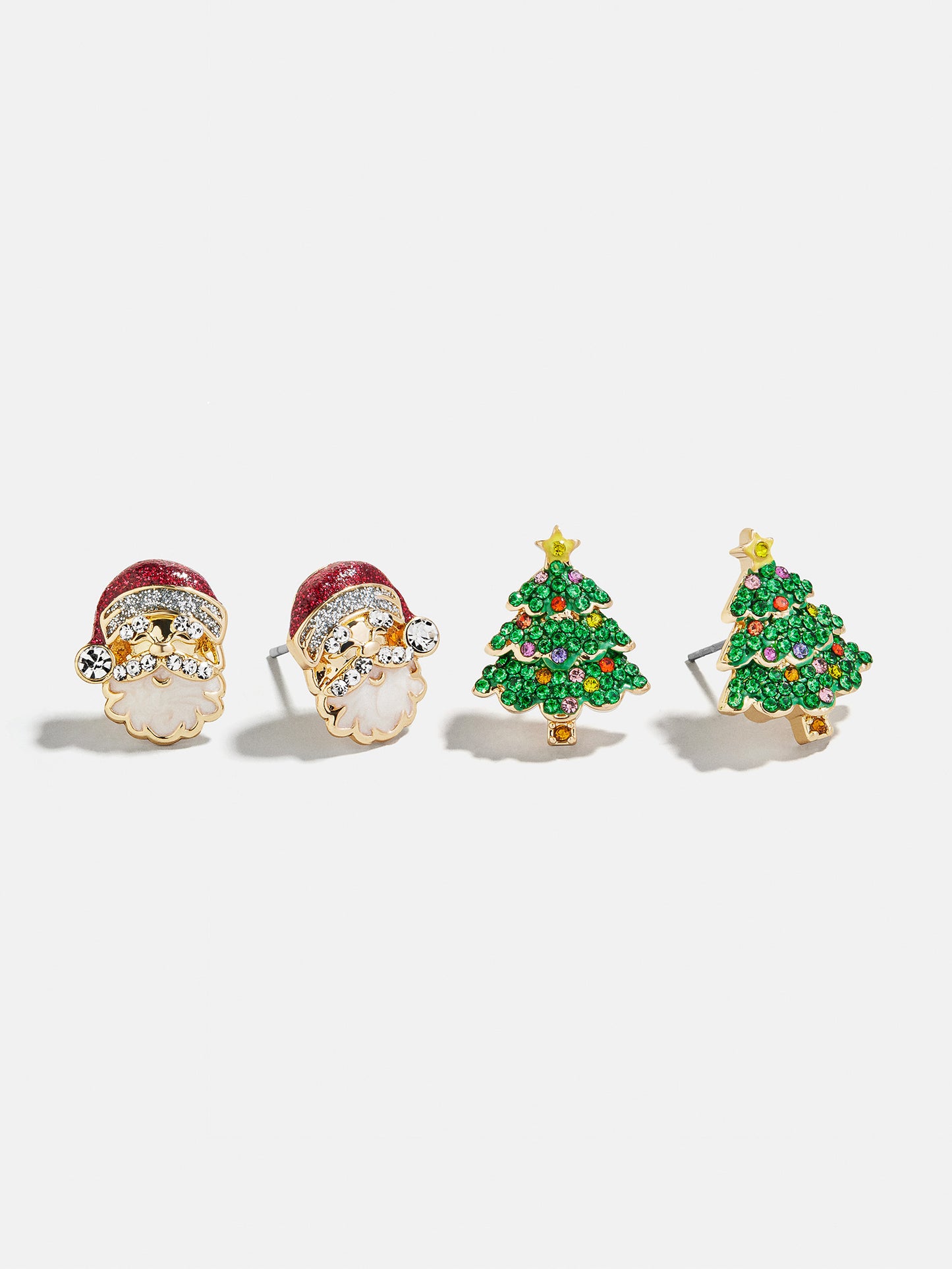 Spruced Up Santa Earring Set