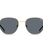 QUAY SUNGLASSES - Big Time - Gold/Smoke