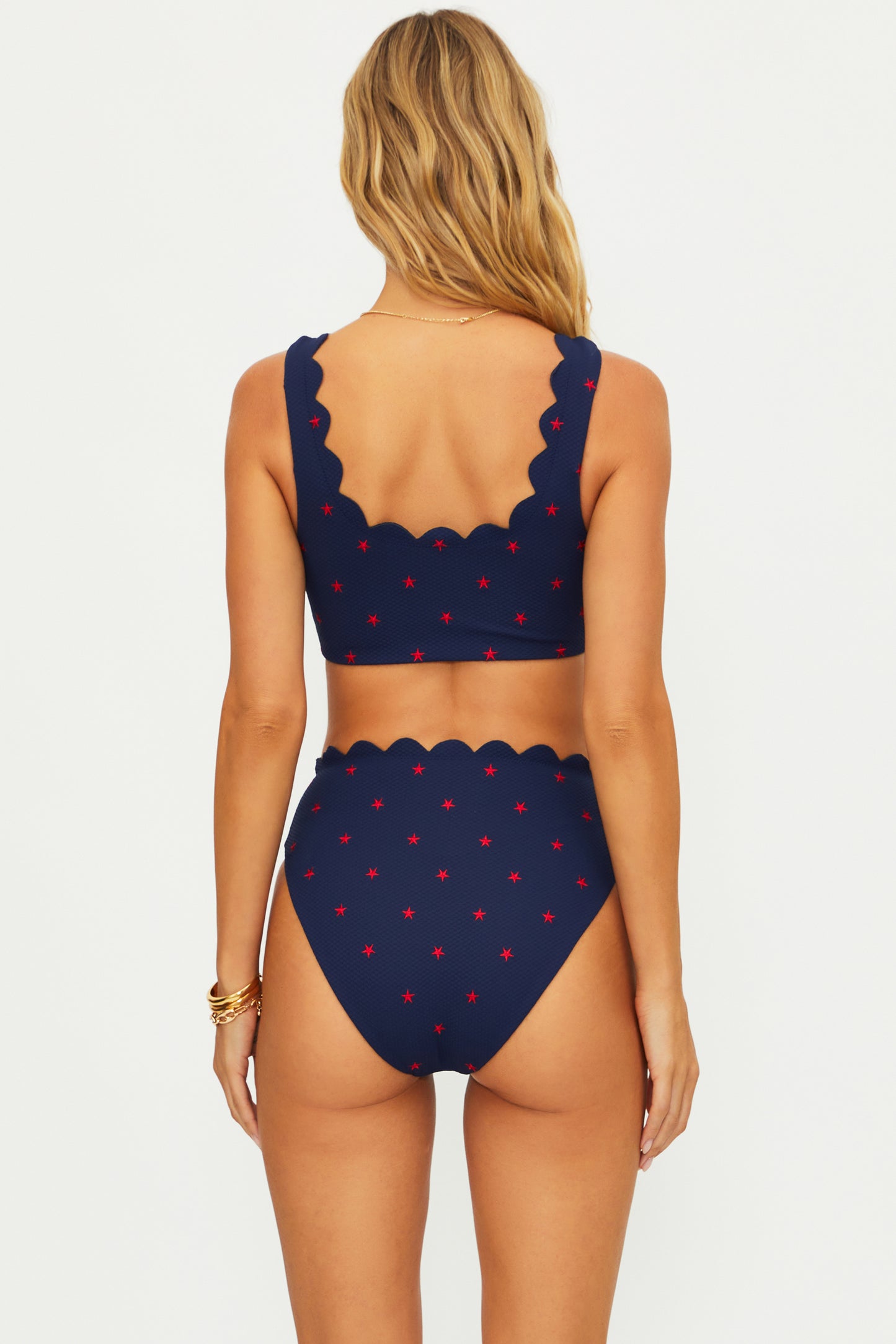Madison Swim Top Star Spangles Seas