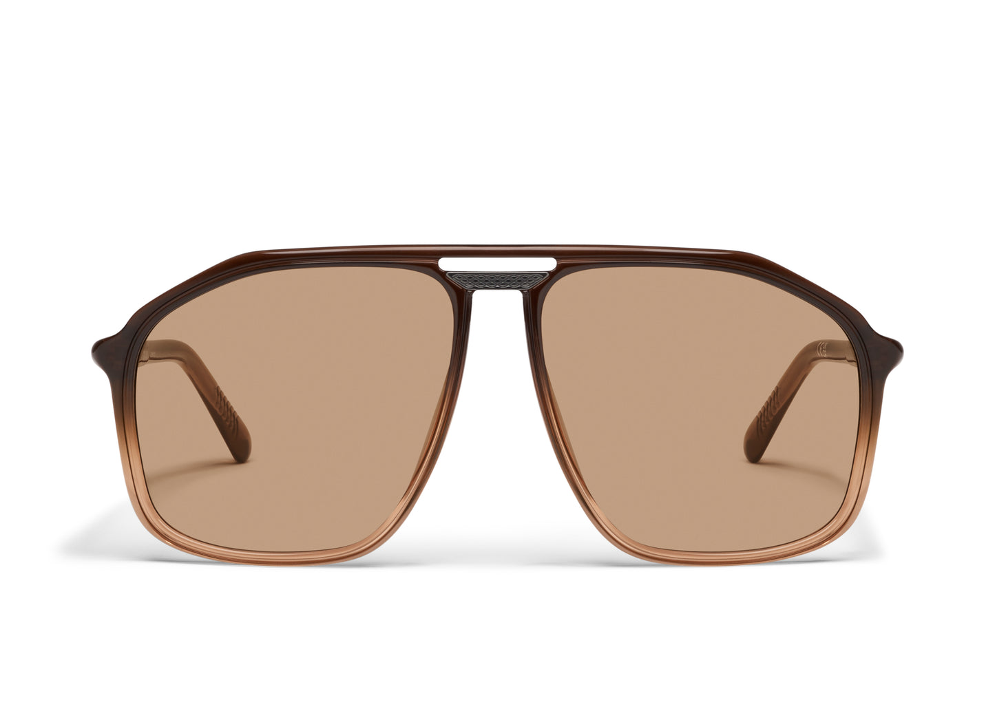 QUAY SUNGLASSES - Studio Sesh - Sepia Ombre Frame / Tan Lens